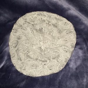 Gray Crochet Beanie
